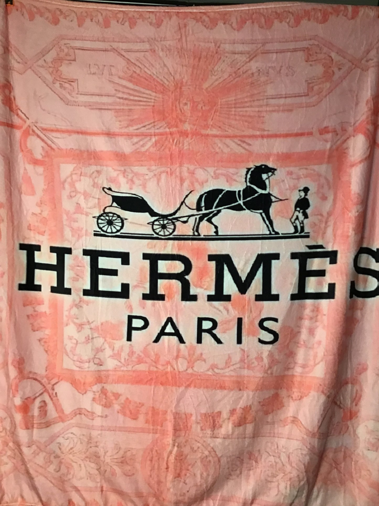 Hermes Paris blanket & pillow set