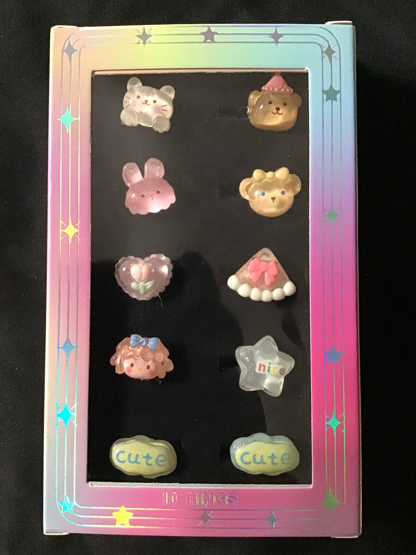 10 pc Ring Set