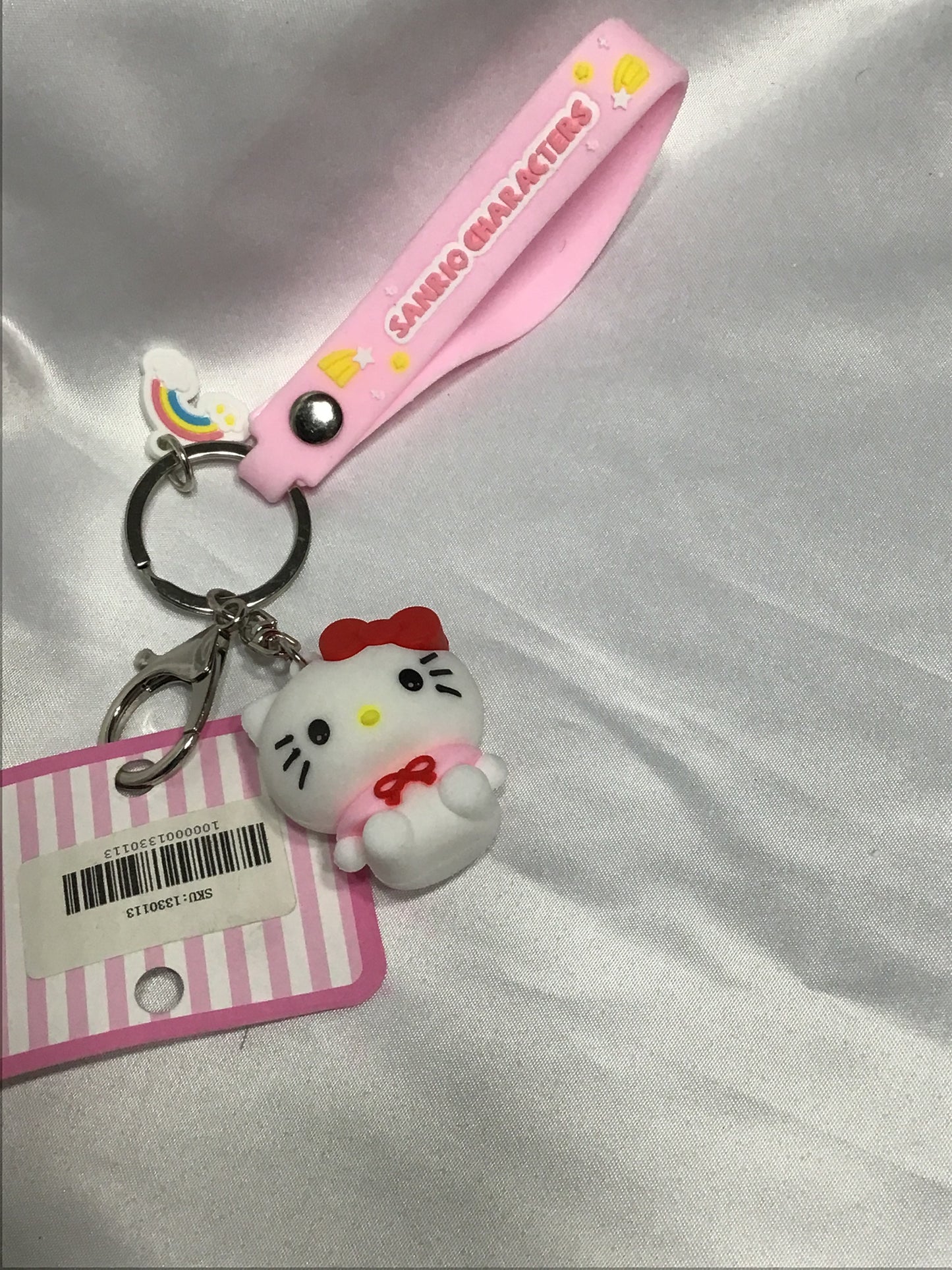 HK & Rainbow Keychain