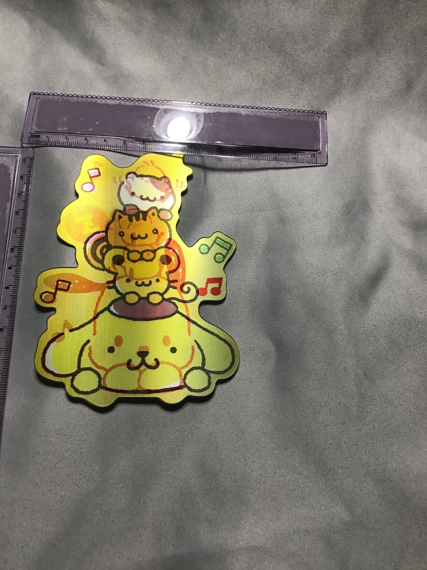 HK and Friends 3D Stickers