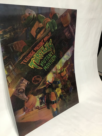 3D Poster Ninja Turtle