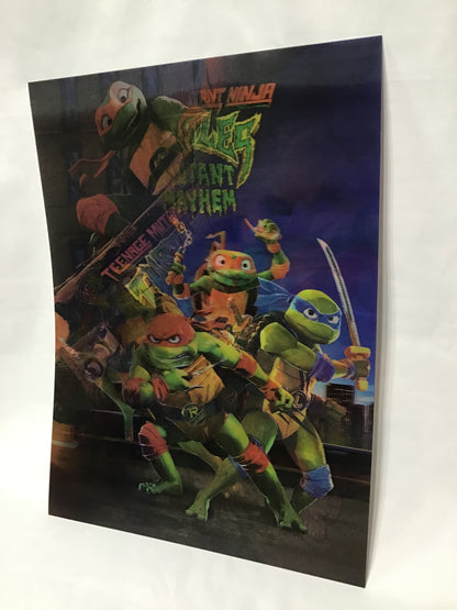 3D Poster Ninja Turtle